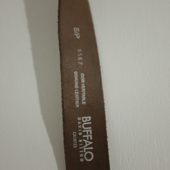 COPY - Buffalo David Bitton Distressed Genuine Leather Belt 1.5inch wide size S… - Picture 10 of 10